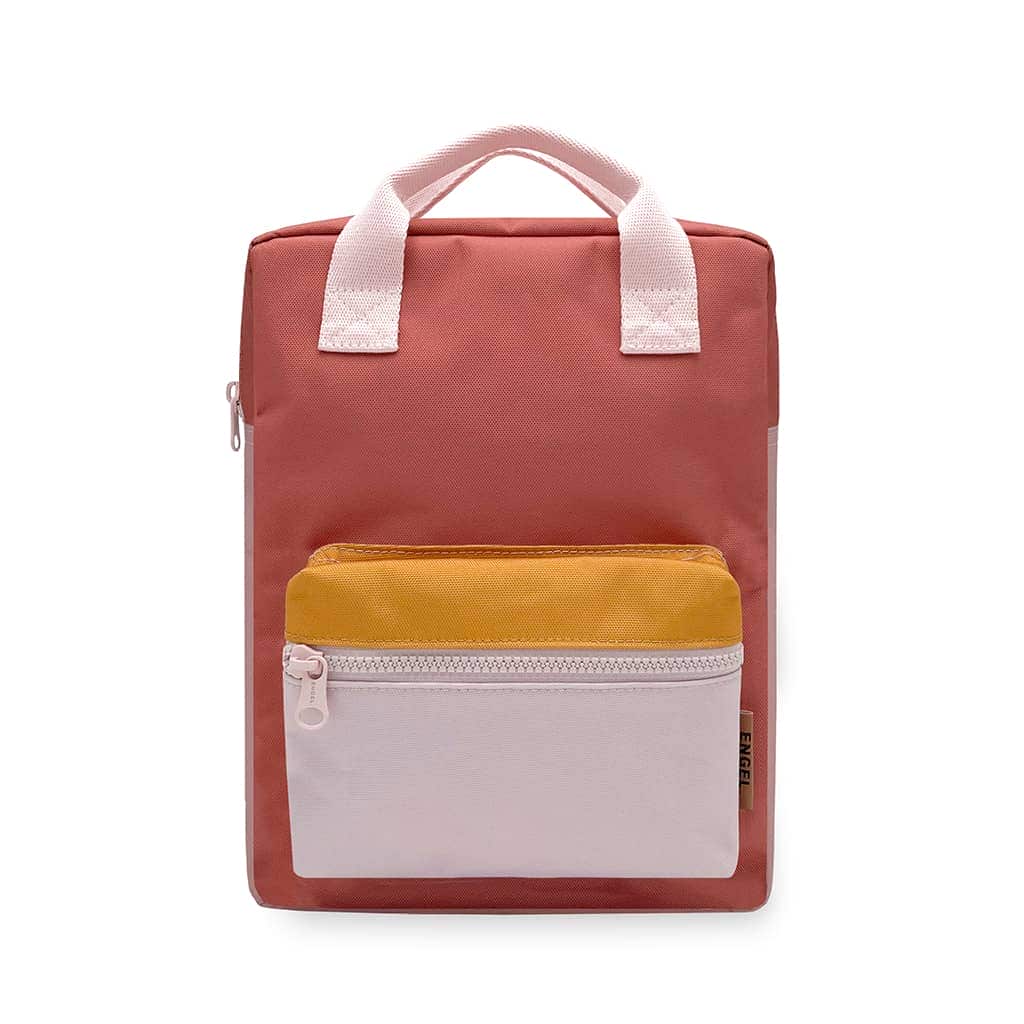rugzak colorblock vintage pink Engelpunt