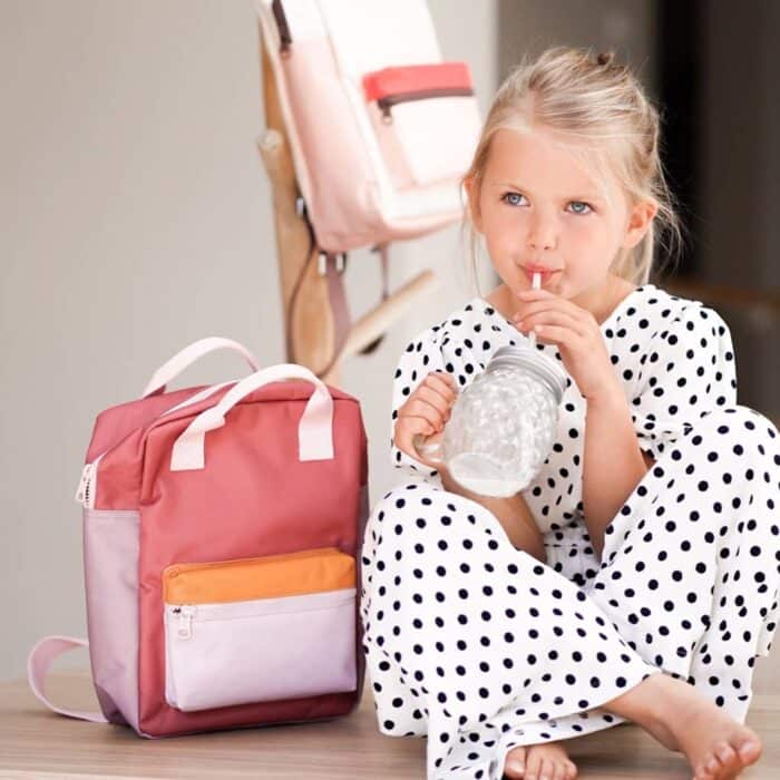 Rugzak Colorblock – Vintage Pink - Afbeelding 3