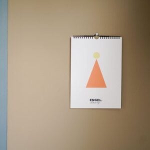ENGEL. - Engelpunt verjaardagskalender - A3 formaat - Gerecycled papier